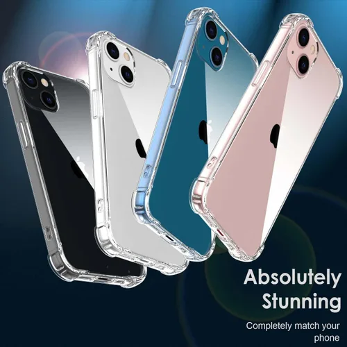 Vista 2 de IKPYTREE Funda Transparente de Cristal con Nombre Personalizado e Inicial, Compatible con iPhone 16 Pro Max 15 Plus 14 13 12 11 Xs Max XR 8 7 6 Plus