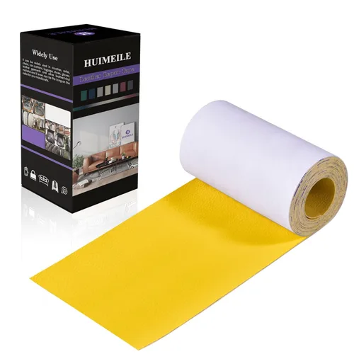 Vista 36 de Cinta de parche de reparación de cuero de 4 x 60 pulgadas, cinta autoadhesiva fuerte para muebles, sofás, sillones, asientos de automóvil, armarios
