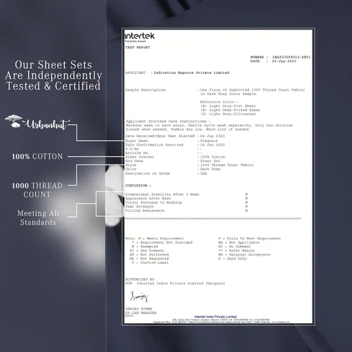 Vista 217 de URBANHUT Juego de sábanas de algodón egipcio de 1000 hilos tamaño completo, 4 piezas, suaves y transpirables, sábanas de hotel de lujo que se