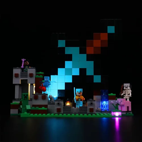 Vista 8 de VONADO Kit de luces LED compatible con Lego Minecraft La casa en la playa de las tortugas 21254 (solo luces, sin modelos) Juego de luces creativas