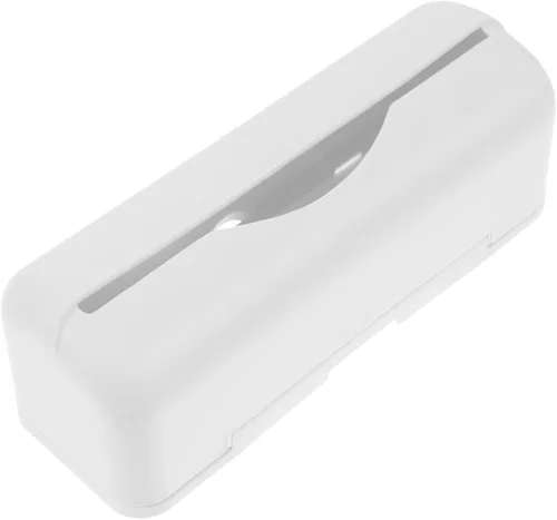 Cabilock Soporte para bolsas de plástico montado en la pared, dispensador de bolsas de basura, soporte para rollo, dispensador de almacenamiento