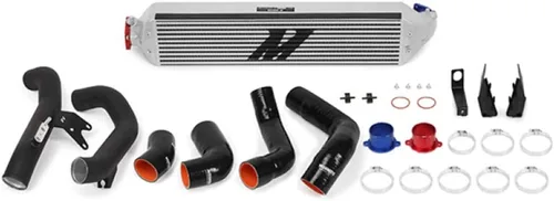 Vista 4 de Mishimoto MMINT-CIV-16KSLWRD Kit de intercooler de alto rendimiento para Honda Civic 1.5T Si 2016+ plateado