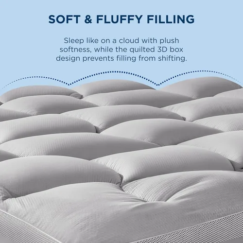 Vista 6 de Bedsure Cubrecolchón impermeable tamaño individual – Protector de colchón individual con bolsillo de 8 a 21 pulgadas de profundidad, 800 GSM extra