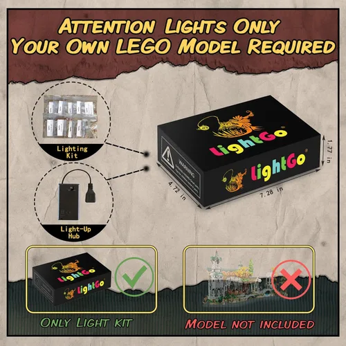 Vista 2 de LightGo Kit de iluminación LED diseñado para El Señor de los Anillos Rivendell compatible con Lego 10316 Juego de construcción - No incluye