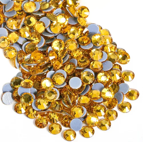 Vista 45 de Beadsland Hotfix - 1440 diamantes de imitación de cristal con parte trasera plana para manualidades, ropa, decoraciones de bricolaje, cristal AB