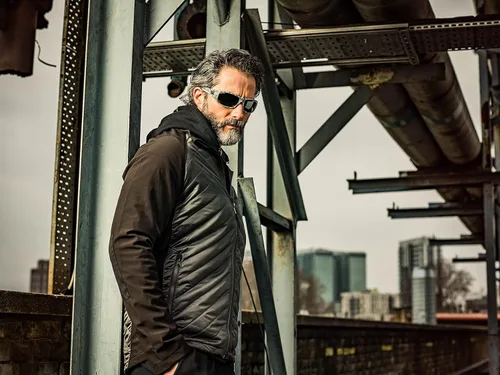 Vista 5 de Cat Coffer - Lentes de sol polarizados rectangulares para hombre