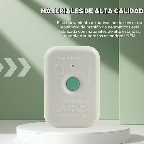 Vista 3 de TPMS 19 Restablecimiento de presión de neumáticos, herramienta de programación de sensor de reinicio TPMS, accesorio OEM de repuesto #8C2T-1A203-AB