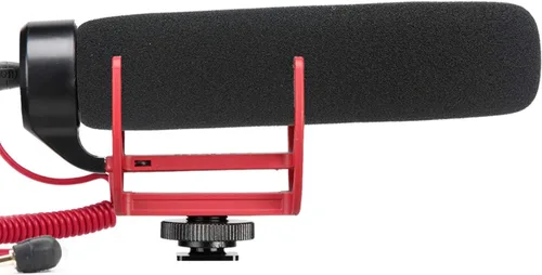 Vista 3 de Rode Deadcat - Espuma de parabrisas para cámara Rode VideoMic Go, micrófono de cámara para interior con filtro pop SUNMON
