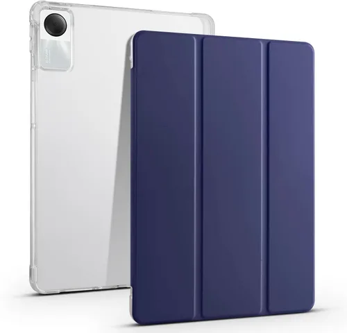 Vista 10 de Funda inteligente para Xiaomi Mi Pad 6/Mi Pad 6 Pro de 11 pulgadas, funda de piel sintética con función de reposo/encendido automático inteligente