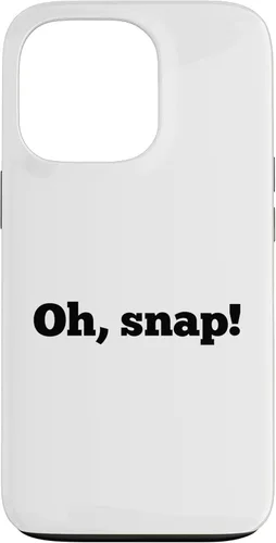 Vista 10 de Oh, snap Funny Cursing Kids Safe Swear Curse Bad Word Case for iPhone 17
