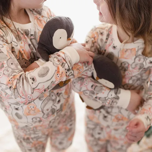 Vista 4 de Burt's Bees Baby Boys' Pajamas, Tee and Pant 2-Piece PJ Set, 100% Organic Cotton