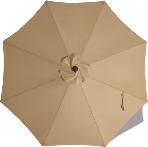 Vista 76 de ABCCANOPY Sombrilla para Exteriores de 7.5 pies, Repuesto de Cubierta Superior Compatible con 6 Varillas (Azul)