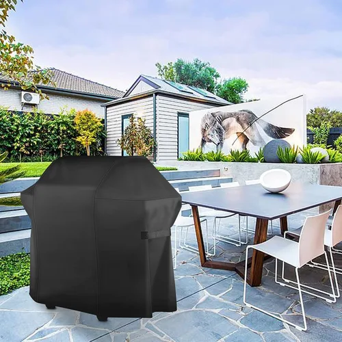 Vista 8 de Funda para parrilla Weber 7152 Performer Deluxe de 22 pulgadas, cubierta impermeable resistente a la decoloración para barbacoa