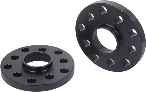 Vista 7 de 4 espaciadores de rueda centrados de aluminio forjado de 0.591 in 5 x 100 5 x 112 con 20 pernos de 1.575 in de largo compatibles con Audi TT A3 A4