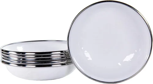 Vista 14 de Golden Rabbit Juego de 6 cuencos de degustación de esmaltes, 4 onzas, remolino negro, juego de 6