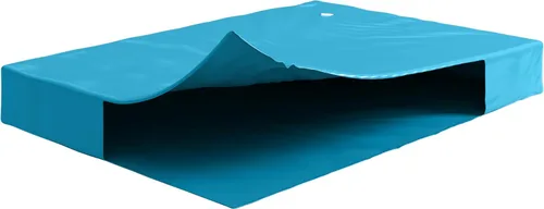 Colchón de movimiento completo de flujo libre, cámara de agua rígida con esquinas reforzadas, vinilo liso de 0.7 onzas líquidas (Queen (estándar de