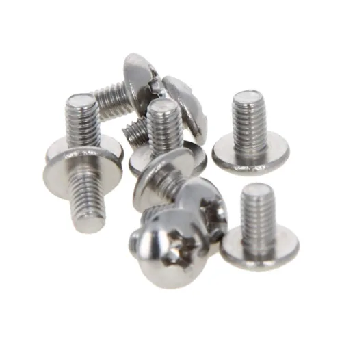 Vista 117 de MroMax Tornillos de máquina M2.0.197 x 0.157 in Tornillos Phillips Cross Truss Head Tornillo 304 Pernos de sujeción de acero inoxidable 15pcs