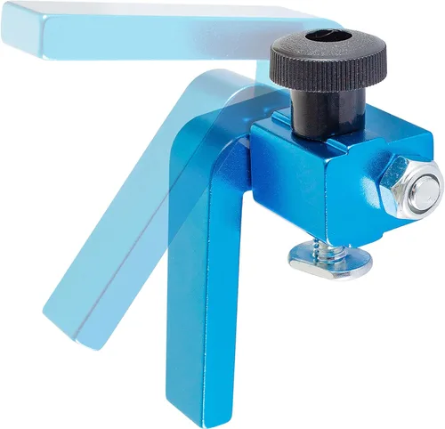 Vista 2 de POWERTEC 71367-P2 - Tope abatible para valla de 3 pulgadas para carpintería, 2 unidades, paquete de 1