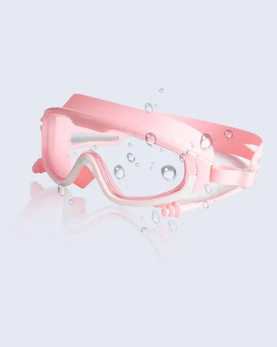Vista 9 de Gafas de natación con tapones para los oídos, gafas de natación sin fugas de protección completa