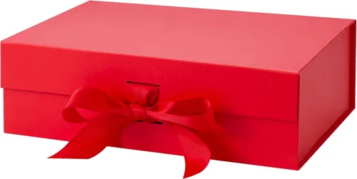 Vista 7 de Bobobag Caja de regalo grande de 10.5 pulgadas con tapa magnética y cinta para Navidad, día de San Valentín, cumpleaños, regalos de novia, bodas