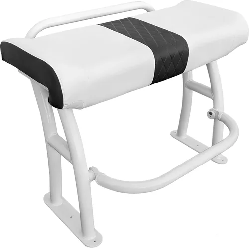 Vista 3 de Fishmaster Pro Series - Poste inclinado para barcos de pesca de consola central, respaldo de lujo, soportes de caña, espuma de flujo, compartimento