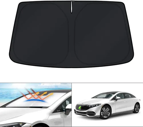 Vista 144 de KUST Parasol para parabrisas para Chevy Malibu 2013 2014 2015 accesorios de ventana cubierta solar plegable bloquea los rayos UV mantener el coche