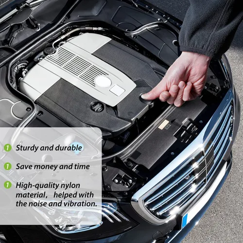 Vista 6 de Frokom 100 piezas de 8 mm de tamaño de agujero, clips de retención de parachoques de nylon para auto, tipo de presión, clips de guardabarros