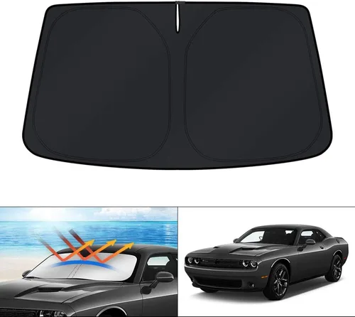 Vista 169 de KUST Parasol para parabrisas para Chevy Malibu 2013 2014 2015 accesorios de ventana cubierta solar plegable bloquea los rayos UV mantener el coche