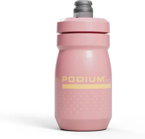 Vista 7 de CamelBak Podium botella de agua para bicicleta con compresión, negra, 15 onzas