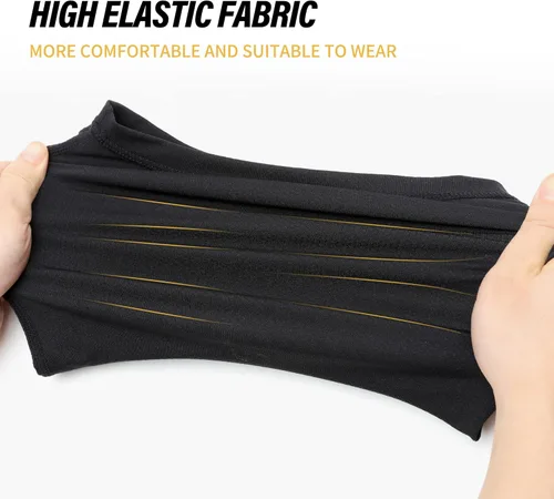 Vista 4 de Polaina para el cuello con protección solar y contra el polvo, transpirable, elástica, para el verano, ciclismo, senderismo, pesca