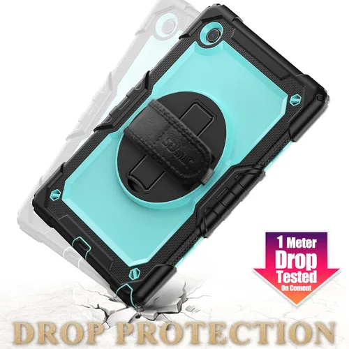 Vista 71 de SEYMAC stock Funda para Samsung Galaxy Tab A8 de 10.5 pulgadas, funda de protección contra caídas de cuerpo completo con protector de pantalla