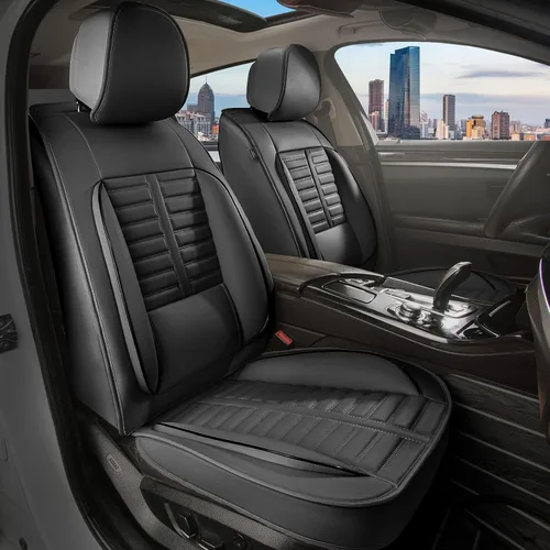 Vista 163 de Fundas de asiento para Toyota 4runner 2003-2025, fundas de asiento de automóvil de cuero impermeables, resistentes a los arañazos, fáciles