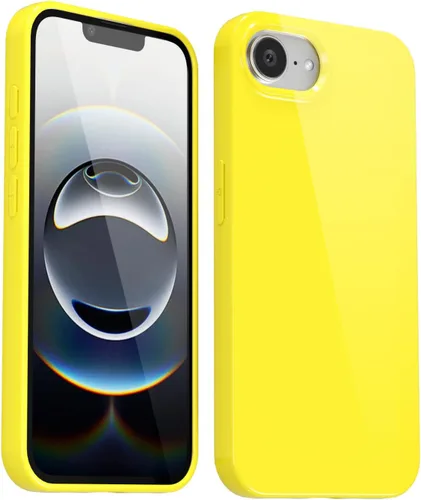 Vista 381 de Svanove para iPhone 7 Plus/ 8 Plus, funda de silicona, de goma suave brillante y gel de jey lindo, funda protectora de plástico simple y lisa