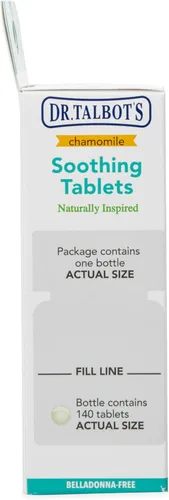 Vista 9 de Dr. Talbot's Tabletas calmantes de manzanilla, disolución rápida, 140