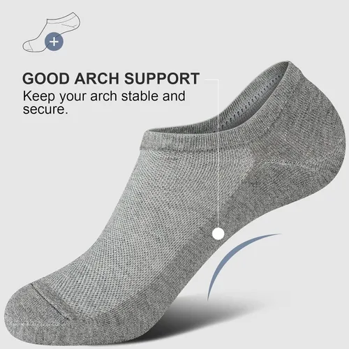 Vista 2 de Calcetines para hombre calcetines de corte bajo calcetines cortos para hombre calcetines casuales de algodón