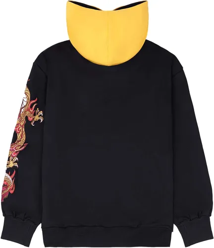 Vista 2 de Niepce Inc Streetwear - Sudaderas con capucha bordadas de dragón para hombre