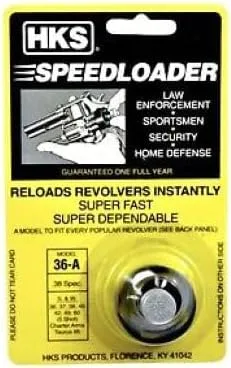 Vista 4 de HKS 36-A Series A Speedloader, Modelo 36A (5-Shot), Negro, 1 paquete