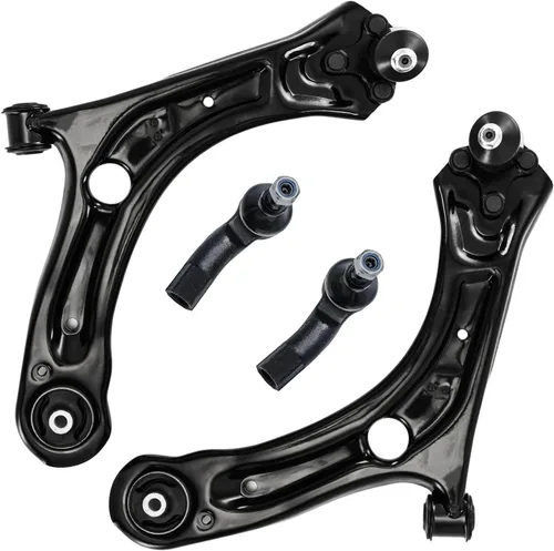 Vista 389 de Detroit Axle - Kit de brazos de control delanteros de 4 piezas para Nissan Cube 2009-2014, Nissan Versa 2007-2012 2 brazos de control inferiores