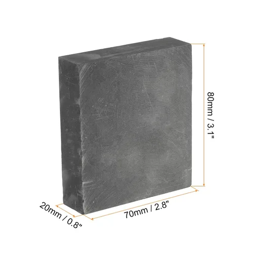 Vista 41 de MECCANIXITY Bloque de Grafito Lingote Rectángulo Placa de Electrodo de Grafito 10x10x0.4mm para Fundición por Fusión, Electrolisis Galvanoplastia
