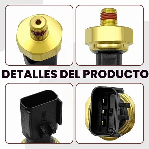 Vista 2 de 5149062AA Sensor de presión de aceite de motor Interruptor remitente compatible con Dodge Avenger 2011-2014, Caliber 2009-2010, Grand Caravan 3.6L