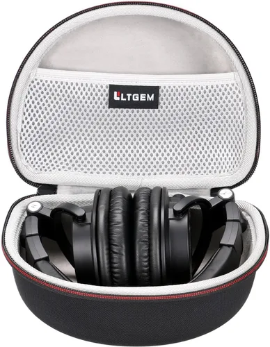 Vista 4 de Funda para auriculares Audio-Technica ATH-M30X / ATH-M50X / ATH-M40X / ATH-M50xBT2 / ATH-M50xBT2DS - Bolsa de almacenamiento protectora