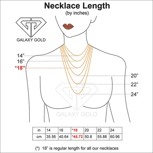 Vista 3 de Galaxy Gold GG Collar de oro macizo de 14 quilates y 14 quilates teñido en punto Briolette Drop Ruby