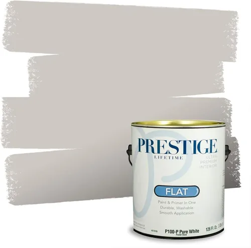 Vista 86 de PRESTIGE Paints - Pintura interior e imprimación en uno, 1 galón, cáscara de huevo, pimienta envejecida