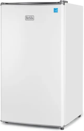 Vista 13 de BLACK+DECKER Refrigerador compacto de 3.2 pies cúbicos, refrigerador pequeño ENERGY STAR, mini refrigerador de una sola puerta con compartimento