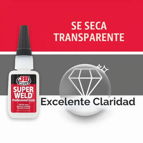 Vista 7 de J-B Weld 33120H SuperWeld - Pegamento transparente - 20 g