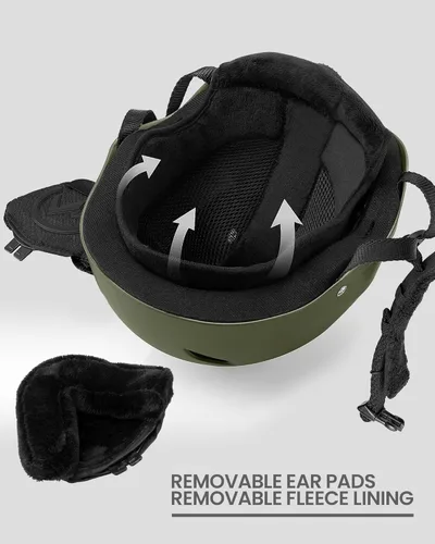 Vista 110 de OutdoorMaster Kelvin - Casco de esquí y snowboard para hombres, mujeres y jóvenes