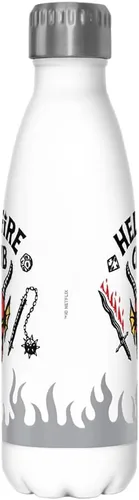 Vista 2 de Netflix Stranger Things Hellfire Logo Flame 17 oz Stainless Steel Bottle, Multicolor
