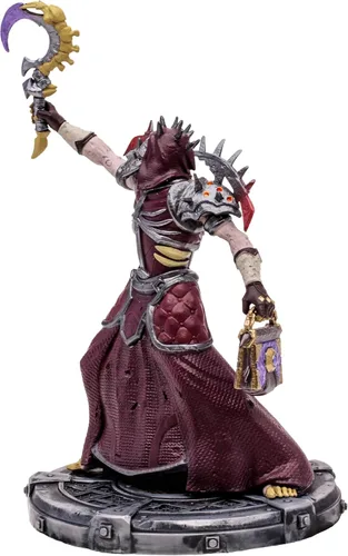 Vista 8 de McFarlane Toys - Figura posada a escala 1:12 de World of Warcraft: Sacerdote/Warlock (Rare)