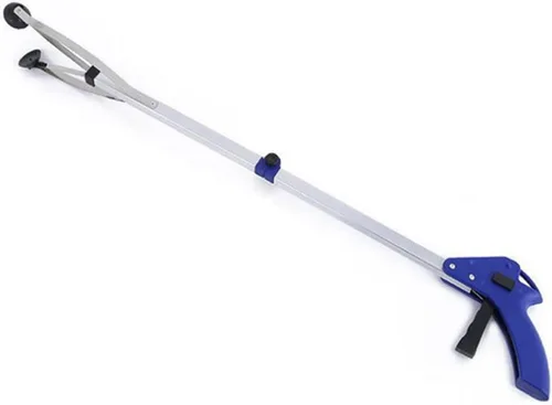 Herramienta de agarre plegable, extensor largo de 32 pulgadas, ventosas para un trabajo preciso, recogedor de basura de garra, jardín Nabber (tubo