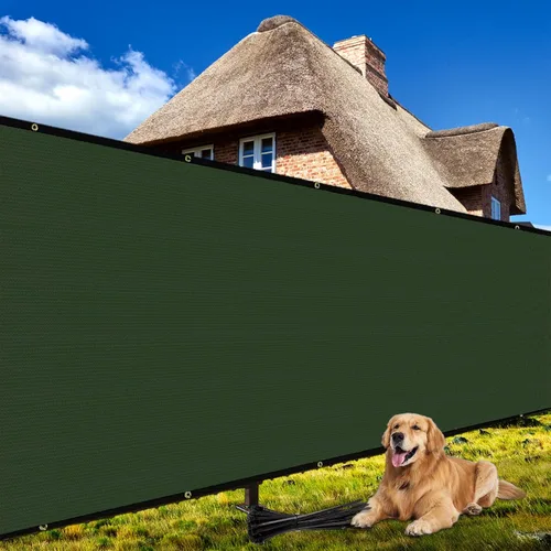 Vista 7 de Shade&Beyond Pantalla de Privacidad para Cerca de 4' X 25' Resistente 170 GSM Malla de Cercado Red de Sombra Cubierta para Pared Jardín Patio